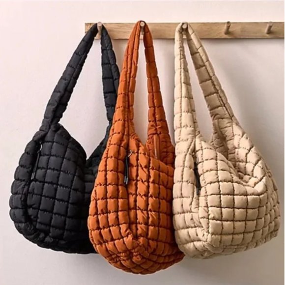 NWT Free People Movement | Quilted Carryall In Black - Picture 4 of 15